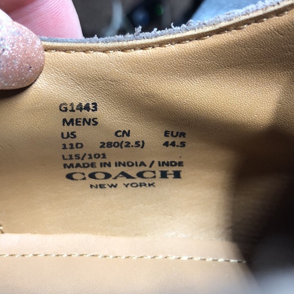 Coach tan casual dress shoes size 11 - Picture 9 of 9